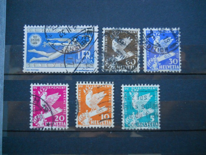 ELVEȚIA 1932 SERIE GENEVA