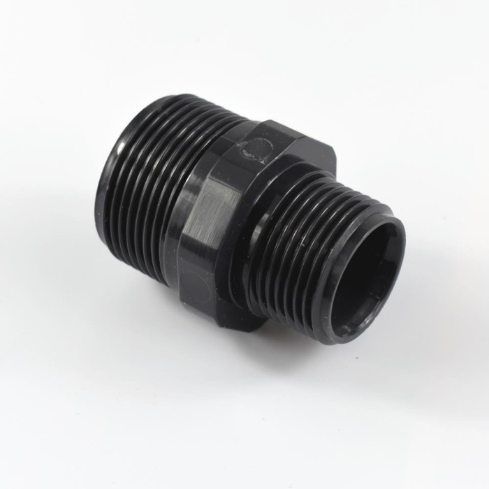 Fiting PVC Reductie, Niplu Dublu Redus 3/4&quot; x 1/2&quot;, Boni-Shop