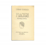 Ciprian Doicescu, Flacari, 1938, cu dedicatia olografa a autorului