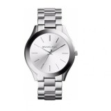 Ceas Michael Kors Runway cu brățară din metal argintiu