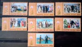 Coreea 2012 pictura propaganda Kim II Sung, pictura de propaganda serie 7v...nestampilata Korea 2012