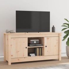 vidaXL Comodă TV, 103x36,5x52 cm, lemn masiv de pin 814584