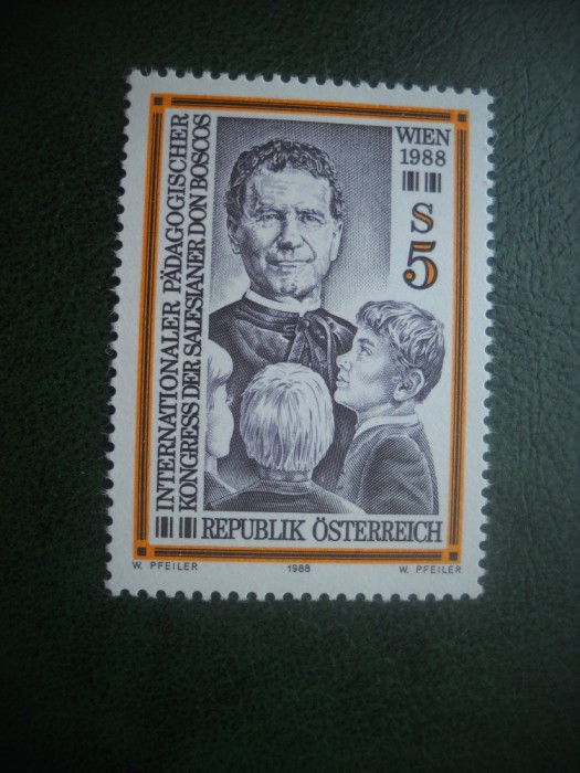 HOPCT TIMBRE MNH 636 CONGRESUL ORDINULUI DON BOSCO 1988 -1 VAL AUSTRIA