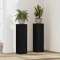 vidaXL Suport pentru plante 2 pcs Stejar negru 17 x 17 x 60 cm 869233