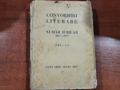 Convorbiri literare ,numar jubilar 1937 foto