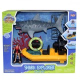 Cumpara ieftin Set de joaca cu figurine, Wild Quest, Exploratorul de rechini
