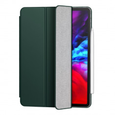 Husa de Protectie Baseus Magnetic pentru Apple iPad Pro 11&amp;quot; 2018/2020, Functii Smart Sleep/Stand, Verde foto