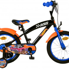 Bicicleta pentru baieti, Hot Wheels, 16 inch, culoare negru, frana de mana fata PB Cod:31656-SACB