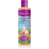 Childs Farm Hair &amp; Body Wash Emulsie de curatare pentru corp și păr Blackberry &amp; Organic Apple 250 ml