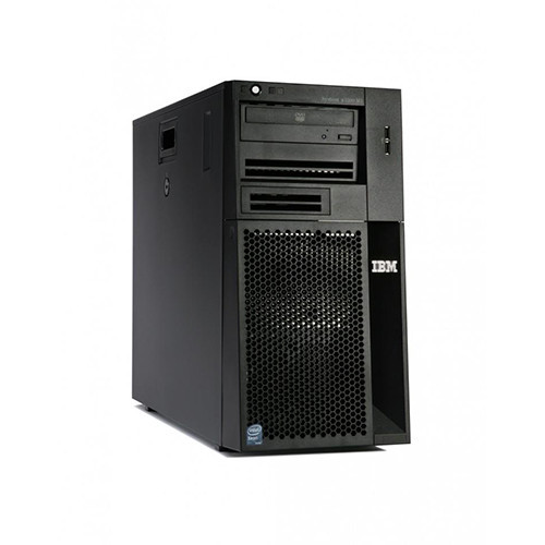 Server IBM x3200 M3 7328, Intel 4 Core Xeon X3430 2.4 GHz, 4 GB DDR3, 2 x 300 GB HDD SAS, DVD-ROM, Tower, 6 Luni Garantie, Refurbished