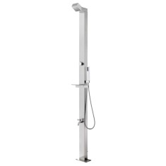 vidaXL Duș pentru grădină, 220 cm, oțel inoxidabil 315939