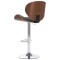 Scaun de bar, gri, material textil - 3