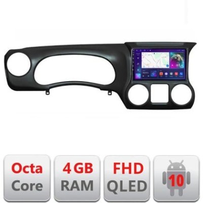Navigatie Jeep Wrangler 2011-2014 B-WR Android Ecran QLED octa core 4+64 carplay android auto KIT-WR+EDT-E310V3 CarStore Technology foto