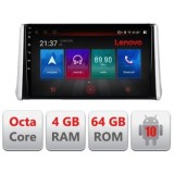Navigatie Toyota Rav4 2018- E-RAV4 Octa Core cu Android Radio Bluetooth Internet GPS WIFI DSP 4+64GB 4G v1 CarStore Technology