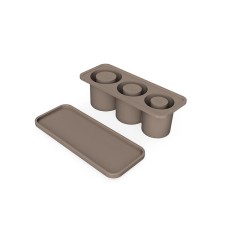 Forma pentru Gheata, Flippy, din Silicon, Maro foto