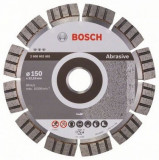 Bosch Best disc diamantat 150x22.23x2.4x12 mm pentru materiale abrazive