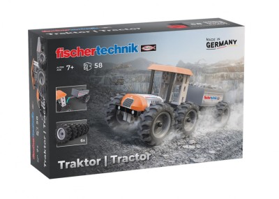Kit STEM Tractor de asamblat si manevrat, Fischertechnik foto