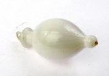 Cumpara ieftin Decoratiune Craciun - Glass Ornament, white opal, 3x8cm | Drescher