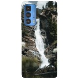 Husa compatibila cu Motorola Edge 20 Lite model Cascata del Rutor, Silicon, TPU, Viceversa, Transparent, Carcasa