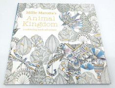 Carte de colorat antistres pentru adulti Animal Kingdom by Borealy foto