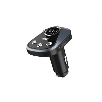 Modulator FM Bluetooth, USB 2.4A, AUX IN cu aplicatie pentru localizare vehicul AVX-AM02252 foto