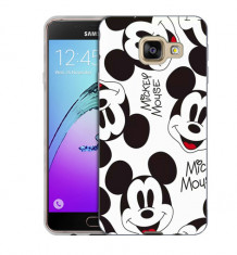 Husa Samsung Galaxy A3 2016 A310 Silicon Gel Tpu Model Mickey Pattern foto