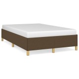 Cumpara ieftin Cadru de pat fara saltea tesatura maro 120x190 cm tesatura