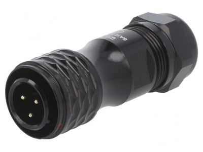 Mufă SA16 tată 3 PIN IP67 8-12mm 10A 500V lipire pe cablu foto