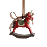 Decoratiune de Craciun, Flippy, pentru Brad, Model Calut, 7.5 x 8 cm, din Rasina, Multicolor