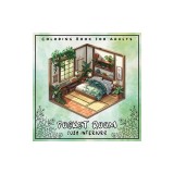 Pocket Room Cozy Interiors Coloring Book For Adults: Large Print Stress Relief Colouring Pages Presenting Tiny, Adorable And Peaceful Spaces With Flow