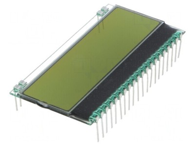 Afișaj LCD Alfanumeric 16x2 Galben-Verde foto