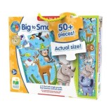 Cumpara ieftin Puzzle inalt de podea - Animale de la mici la mari, 51 piese