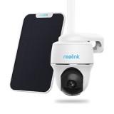 Camera de supraveghere Reolink Go PT cu panou solar, baterie reincarcabila, 4G - LTE, vizibilitate 360&deg;, rezolutie Full HD, senzor de miscare