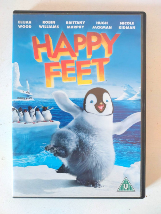 DD- DVD Happy Feet, film, subtitrare doar in engleza