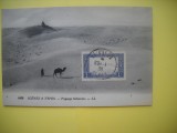 HOPCT MAXIMA NR 511 N - PEISAJ SAHARIAN /BEDUIN CU CAMILA 1938 ALGERIA -AFRICA