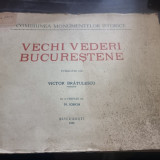 Vechi vederi bucurestene publicate deVictor Bratulescu , 1935