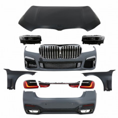 Pachet Exterior Complet compatibil cu BMW G12 Seria 7 (2015-2019) Conversie la G12 LCI 2020 Design CBBMG12LCI