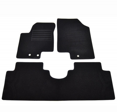 Covorase mocheta Hyundai IX20 2010-, Kia Venga 2010- Negre , set de 3 bucati AutoDrive ProParts foto