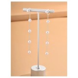 Cumpara ieftin Cercei Lungi cu Perle, Aurii - 340933