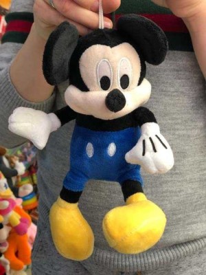 Mickey mouse plus pantalon albastru 25cm foto