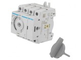 Separator-&icirc;ntrerupător 4P 63A 415V pentru şină DIN, Hager