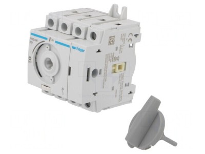 Separator-&amp;icirc;ntrerupător 4P 63A 415V pentru şină DIN foto