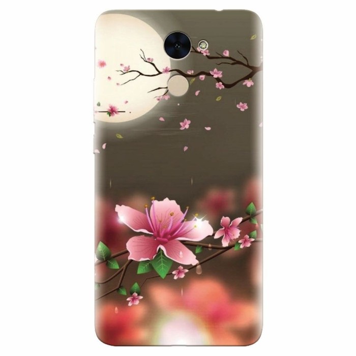Husa silicon pentru Huawei Enjoy 7 Plus, Flowers 101