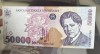 50000 lei 1996 perfect unc bancnota