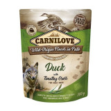 Carnilove Dog Pouch Pat&eacute; Duck with Timothy Grass, 300 g