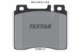 Set placute frana TEXTAR 2130304