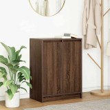 VidaXL Bufetă Stejar maro 57x34x76 cm Lemn prelucrat