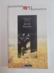 JURNAL FILOZOFIC , EDITIA A III - A de CONSTANTIN NOICA , 2002 * PREZINTA URME DE UZURA