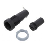 Clemă 5x20mm 10A 250VAC Orificiu &Oslash;12,7mm Termoplast