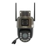 Camera supraveghere Breckner Germany 6MP Dual-senzor PTZ 360/90 WiFi P2P Detectie umana Sirena Night Vision Color